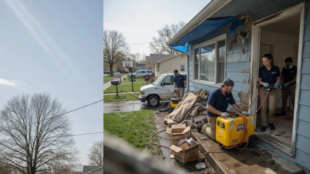 Basement Flood Cleanup in Middleville, MI near me